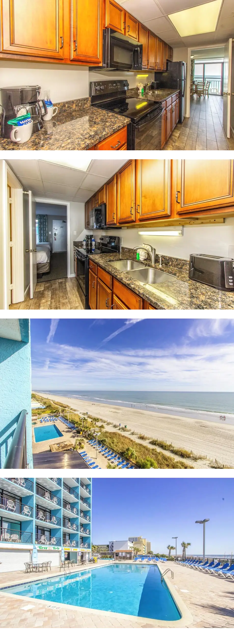 Cozy Oceanfront Getaway! Landmark 640 fo...